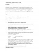 APORTE NUTRITIVO Y PERFIL CALÓRICO DE LA DIETA