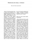 Mediciones de masa y volumen