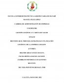 IDENTIFICAR EL PROCESO, ESTRATEGIAS Y PLANEACIÓN LOGÍSTICA DE LA EMPRESA AMAZON