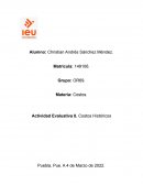 Actividad Evaluativa 8. Costos Históricos