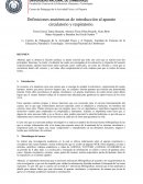 Definiciones anatómicas de introducción al aparato circulatorio y respiratorio