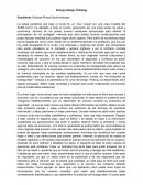 Ensayo Design Thinking