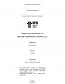 ANÁLISIS CORPORATIVO: GOOGLE, LLC