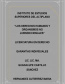 ORGANISMOS NO JURISDICCIONALES DE PROTECCION CONSTITUCIONAL