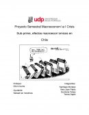 Proyecto Semestral Macroeconomıa I Crisis Sub-prime, efectos macroeconomicos en Chile