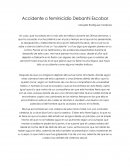 Accidente o feminicidio Debanhi Escobar