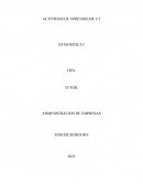 Actividad de aprendizaje Estadistica