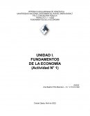 Unidad 1 Fundamentos de Economia