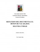 REFLEXION DEL DOCUMENTAL EL BOTON DE NACAR