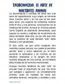 Tauromaquia, el arte del dolor animal