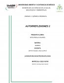 AUTORREFLEXIONES QUIMICA ORGANICA