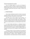 Teorías del Comportamiento del consumidor