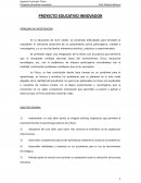 PROYECTO EDUCATIVO INNOVADOR Espacio Curricular: Física