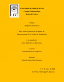 Administración de la Cadena de Suministros. Diagrama de Ishikawa