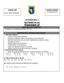 MATEMÁTICAS "FUNCIONES (I)"