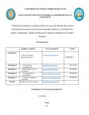 Valoración económica y postura reflexiva a cerca del informe del servicio ecosistémico recreativo turístico