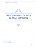 TECNOLOGIA APLICADA A LA ADMINISTRACION