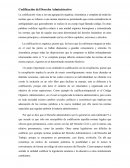 Codificación del Derecho Administrativo