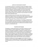 ¿Qué es la Comunicación humana?