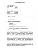 Informe neuropsicologico. Psicometría aplicada