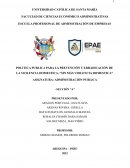 POLITICA PUBLICA PARA LA PREVENCIÓN Y ERRADICACIÓN DE LA VIOLENCIA DOMESTICA