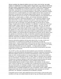 Vamos a analizar dos clases de delitos como son el dolo y error de tipo. Página 1
