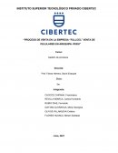Proceso de venta en la empresa Fullcel Venta de celulares en Arequipa - Peru