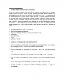 ¿Cuál es el proceso básico de su empresa?