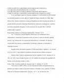 Análisis Crítico CONSTITUCIÓN DE LA REPÚBLICA BOLIVARIANA DE VENEZUELA
