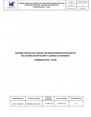 INFORME TÉCNICO DEL SERVICIO DE MANTENIMIENTO PREVENTIVO DEL SISTEMA DE DETECCION Y ALARMA DE INCENDIOS