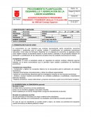 PROCEDIMIENTO PLANIFICACIÓN, DESARROLLO Y VERIFICACIÓN DE LA LABOR ACADÉMICA
