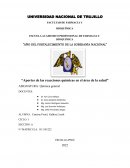 Aportes de las reacciones químicas en el área de la salud