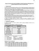 Ensayo de eficacia del producto SUPERACT 25 WG