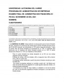 Examen final de: administracion financiera S1