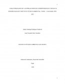 CARACTERIZACION DE LAS POBLACIONES DE LEPIDÓPTEROS