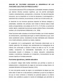 ANALISIS DE “FACTORES ASOCIADOS AL DESARROLLO DE LAS FUNCIONES EJECUTIVAS EN PREESCOLARES “