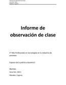 Ejemplo observación de clase