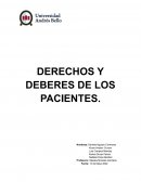 DERECHOS Y DEBERES DE LOS PACIENTES
