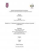 Variación del volumen de un gas con respecto a la presión y temperatura