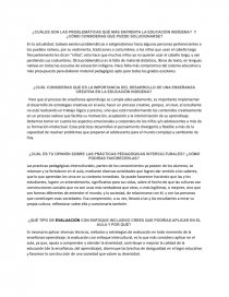 ¿CUÁLES SON LAS PROBLEMÁTICAS QUÉ MÁS ENFRENTA LA EDUCACIÓN INDÍGENA?. Página 1