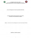 GUÍA DE PLANIFICACIÓN, EJECUCIÓN Y EVALUACIÓN DE PROYECTO INTEGRADOR DE SABERES