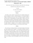 Análisis Financiero del segmento 1 de la Economía Popular y Solidaria periodo 2019 - 2020