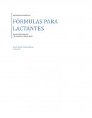 FORMULAS PARA LACTANTES