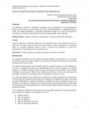 APLICACIONES DE INDICADORES SISTEMÁTICOS