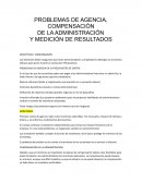 PROBLEMAS DE AGENCIA, COMPENSACIÓN DE LA ADMINISTRACIÓN Y MEDICIÓN DE RESULTADOS INCENTIVOS Y COMPENSACION