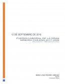 Fuerza laboral Gran mineria