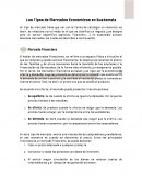 Los Tipos de Mercados Económicos en Guatemala