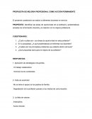 PROPUESTA DE MEJORA PROFESIONAL COMO ACCIÓN PERMANENTE