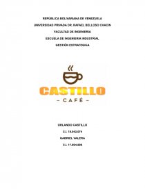 MATRIZ PESTEL CASTILLO CAFÉ. Página 1