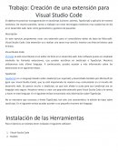 Crear extensión visual studio code